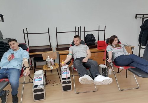 Studenti i uposlenici Građevinskog fakulteta Sarajevo darivali krv